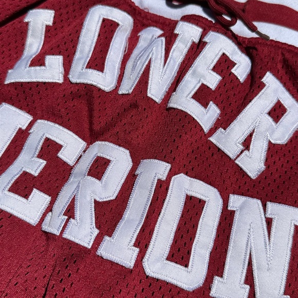 Kobe Bryant #33 Lower Merion HS Official Shorts Red Mens Size Large - Picture 8 of 8